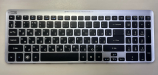 Клавиатура для ноутбука Acer MP-11F53SU-4424 чёрная, рамка серебряная, без подсветки - Торгово Сервисный Центр "Novocomp", Новоуральск, Екатеринбург