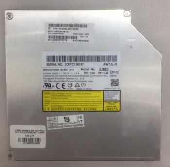 UJ8B0 привод для ноутбука DVD RW PANASONIC UJ8B0 13mm SATA б/у - Торгово Сервисный Центр "Novocomp", Новоуральск, Екатеринбург