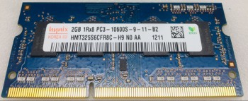 DDR3 для ноутбука Hynix DDR3 HMT325S6CFR8C-PB 2GB б/у - Торгово Сервисный Центр "Novocomp", Новоуральск, Екатеринбург