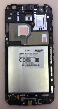 средняя часть корпуса в сборе с нижним шлейфом и динамиком Samsung Galaxy J3 SM-J320F/ds б/у оригинал с разбора - Торгово Сервисный Центр "Novocomp", Новоуральск, Екатеринбург