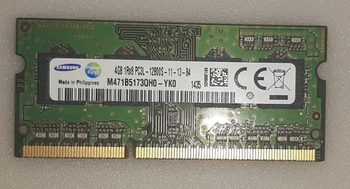 Оперативная память SODIMM Samsung [M471B5173QH0-YK0] 4 ГБ Б/У. - Торгово Сервисный Центр "Novocomp", Новоуральск, Екатеринбург